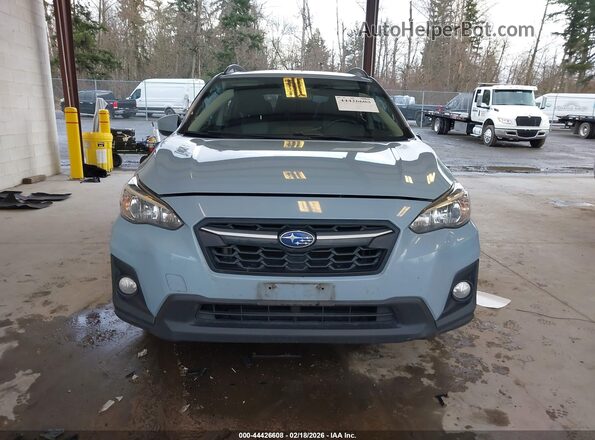 JF2GTACC5KH231273 2019 SUBARU CROSSTREK Light Blue Вид задней части салона