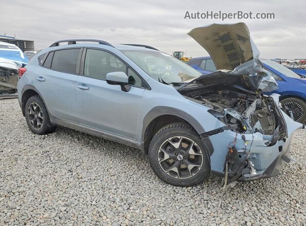 JF2GTADC9J8204994 2018 SUBARU CROSSTREK Синий Передняя правая четверть