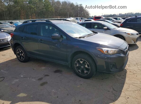 JF2GTADCXJH244002 2018 SUBARU CROSSTREK Серый Передняя правая четверть