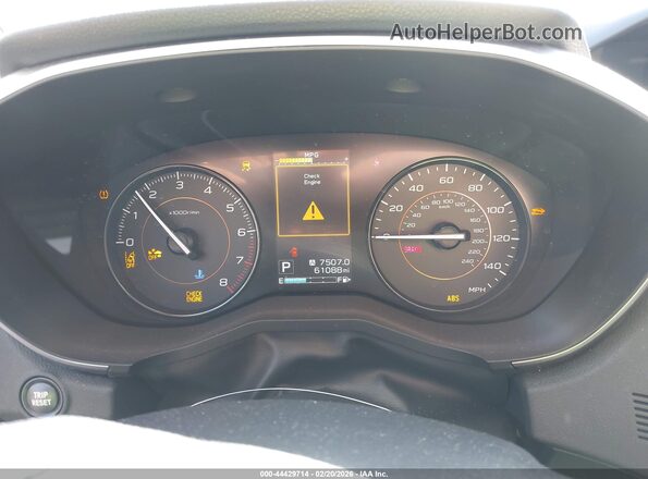 JF2GTAEC3K8389527 2019 SUBARU CROSSTREK Белый Вид задних сидений