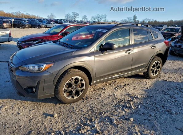 JF2GTAEC5NH239925 2022 SUBARU CROSSTREK Серый Передняя левая четверть