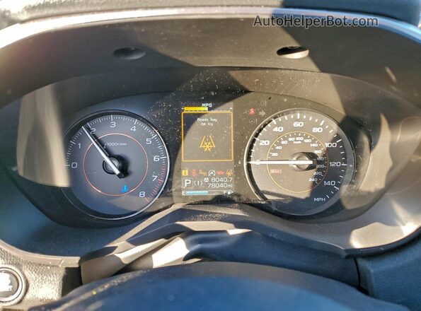 JF2GTAEC5NH239925 2022 SUBARU CROSSTREK Серый Вид щитка приборов