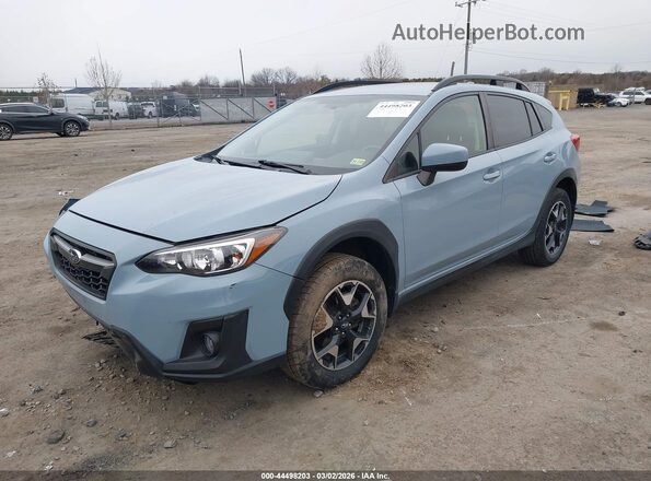 JF2GTAEC6KH317785 2019 SUBARU CROSSTREK Blue Передня ліва чверть