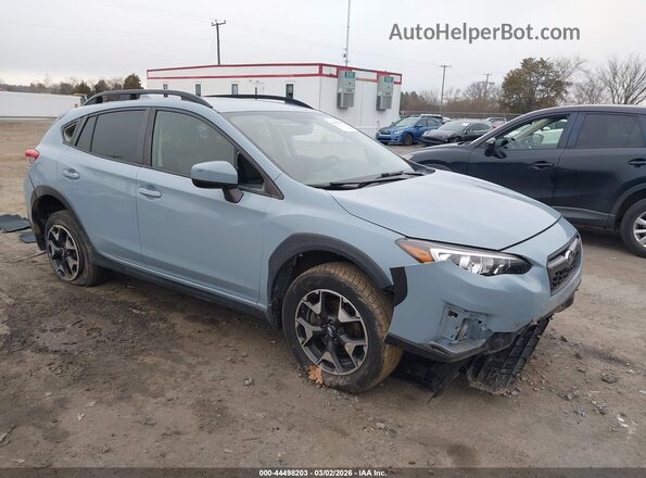 JF2GTAEC6KH317785 2019 SUBARU CROSSTREK Blue Передня права чверть