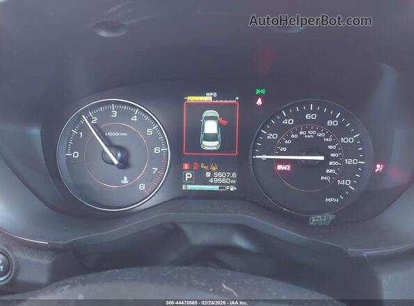 JF2GTAEC7K8273800 2019 SUBARU CROSSTREK Orange უკანა სავარძლების ხედი