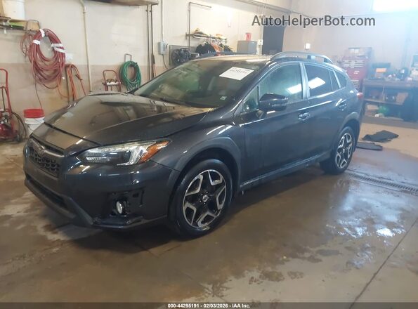JF2GTAJC2JH283784 2018 SUBARU CROSSTREK Black Przód lewy