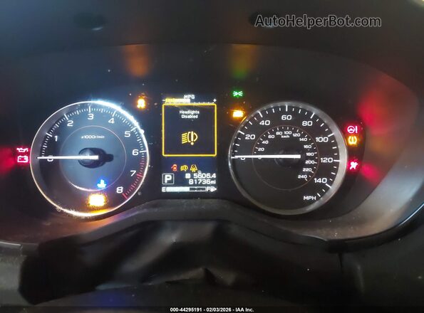 JF2GTAJC2JH283784 2018 SUBARU CROSSTREK Black Widok tylnych siedzeń