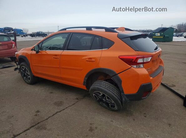 JF2GTALC8JH288856 2018 SUBARU CROSSTREK Оранжевый Задняя левая четверть