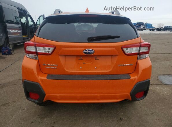 JF2GTALC8JH288856 2018 SUBARU CROSSTREK Оранжевый Вид сзади