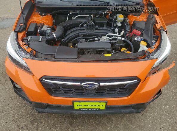 JF2GTALC8JH288856 2018 SUBARU CROSSTREK Оранжевый Вид подкапотного пространства