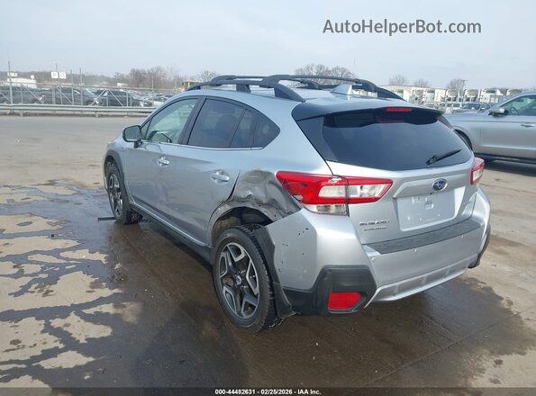 JF2GTAMC2JH343896 2018 SUBARU CROSSTREK Серебряный Задняя левая четверть