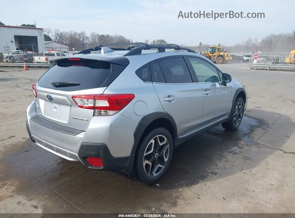 JF2GTAMC2JH343896 2018 SUBARU CROSSTREK Серебряный Задняя правая четверть