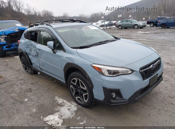 JF2GTANC6LH273529 2020 SUBARU CROSSTREK Light Blue Передняя правая четверть