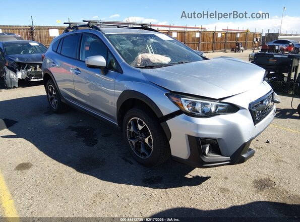 JF2GTAPC5L8223542 2020 SUBARU CROSSTREK Серебряный Передняя правая четверть