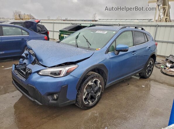 JF2GTHMC2PH220827 2023 SUBARU CROSSTREK Синий Передняя левая четверть