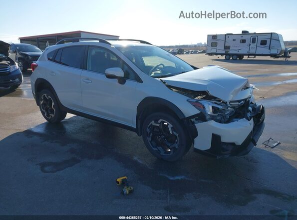 JF2GTHNC3N8210416 2022 SUBARU CROSSTREK Белый Передняя правая четверть