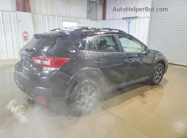 JF2GTHSC0NH263644 2022 SUBARU CROSSTREK Black Trasero derecho