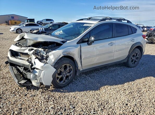 JF2GTHSC7NH278299 2022 SUBARU CROSSTREK White Vista tres cuartos delantera izquierda