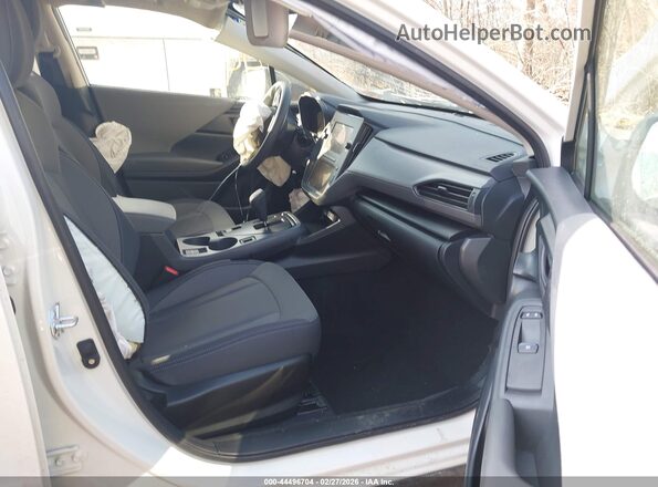 JF2GUABC8SH292115 2025 SUBARU CROSSTREK White Widok wnętrza z przodu