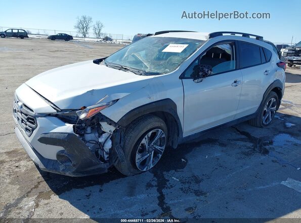 JF2GUADC6R8898519 2024 SUBARU CROSSTREK White Przód lewy