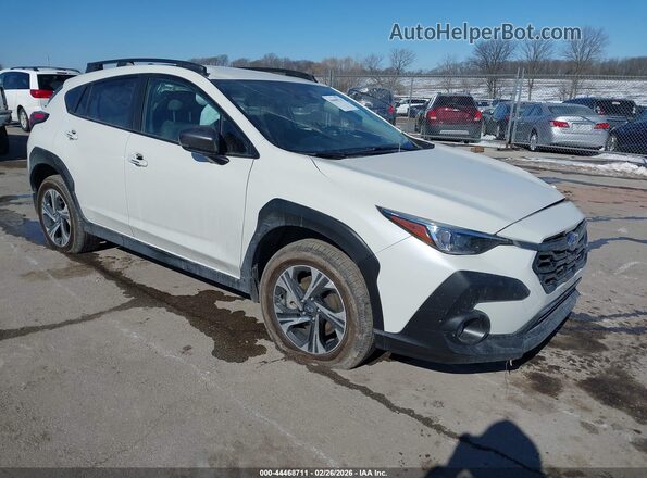 JF2GUADC6R8898519 2024 SUBARU CROSSTREK White Przód prawy