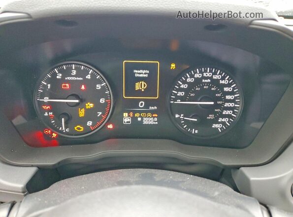 JF2GUHBC4T8201545 2026 SUBARU CROSSTREK Белый Вид щитка приборов