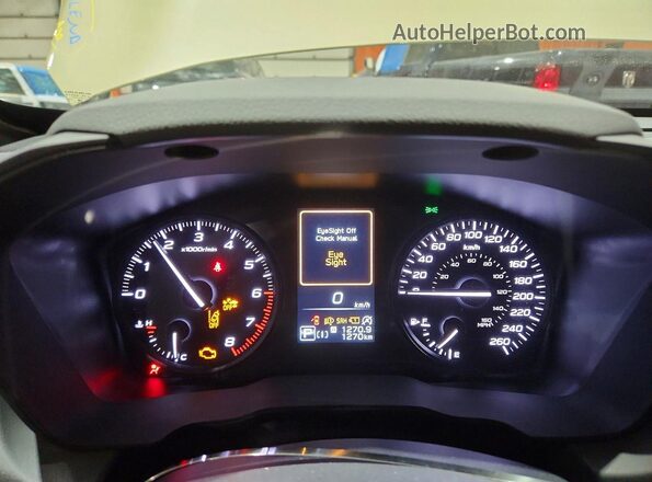 JF2GUHBC4T8202050 2026 SUBARU CROSSTREK Tan Widok zestawu wskaźników