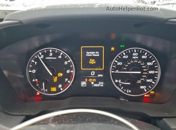 JF2GUHDC2S8270794 2025 SUBARU CROSSTREK Белый Вид щитка приборов
