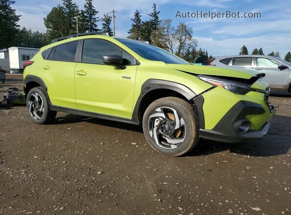 JF2GUSND9T8219735 2026 SUBARU CROSSTREK Зеленый Передняя правая четверть
