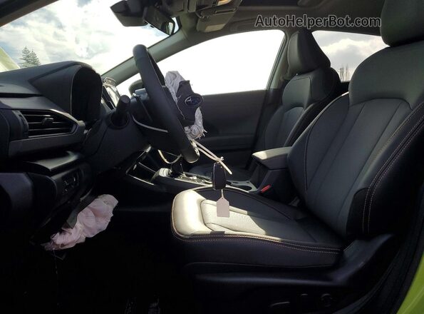 JF2GUSND9T8219735 2026 SUBARU CROSSTREK Зеленый Вид салона спереди