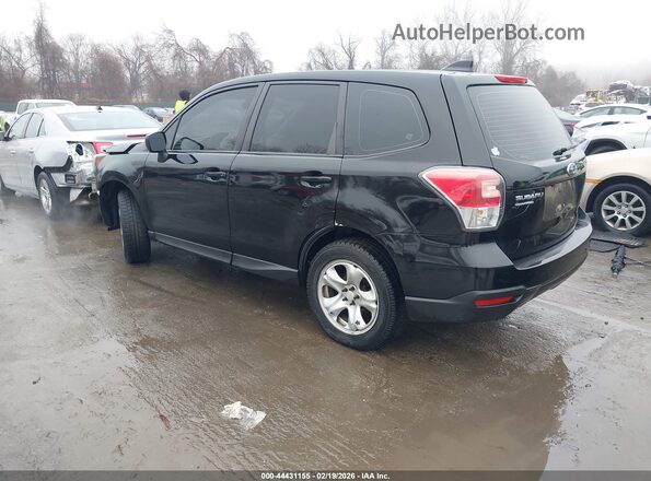 JF2SJAAC4JG508356 2018 SUBARU FORESTER 2.5 Черный Задняя левая четверть