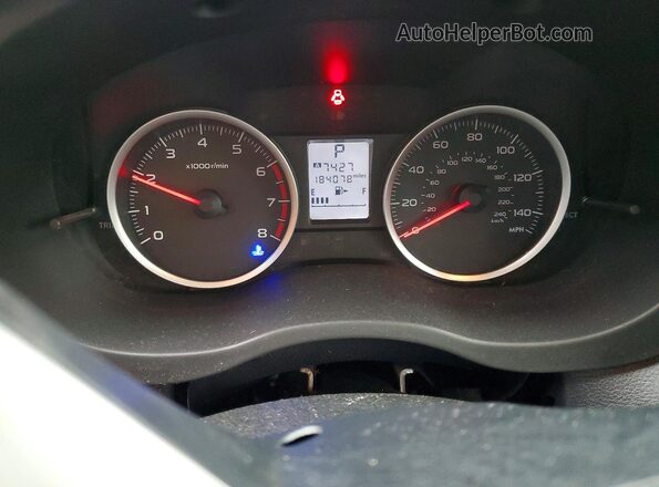 JF2SJABC3GH425177 2016 SUBARU FORESTER 2.5 Черный Вид щитка приборов