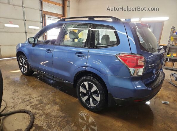 JF2SJABC8JH571582 2018 SUBARU FORESTER 2.5 Синий Задняя левая четверть