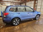2018 Subaru Forester 2.5i Синий vin: JF2SJABC8JH571582