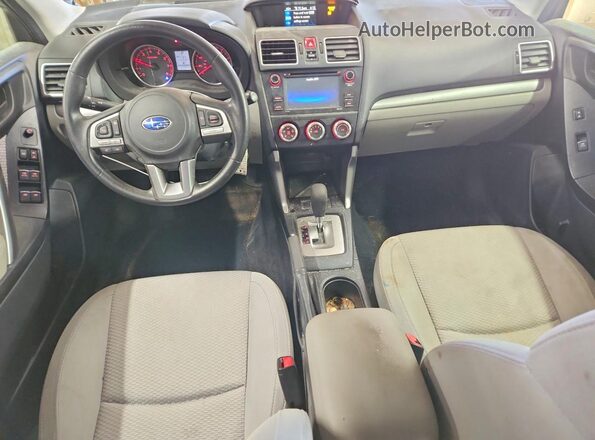 JF2SJABC8JH571582 2018 SUBARU FORESTER 2.5 Синий Вид панели приборов