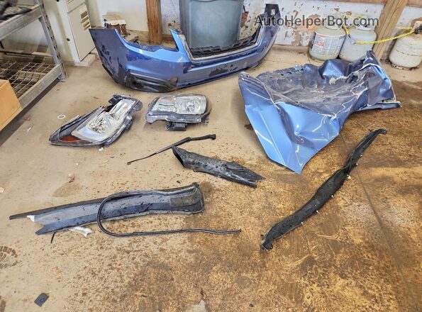 JF2SJABC8JH571582 2018 SUBARU FORESTER 2.5 Синий Вид наклейки с VIN-кодом