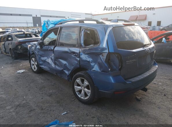 JF2SJADC9GH412687 2016 SUBARU FORESTER 2.5 Синий Задняя левая четверть