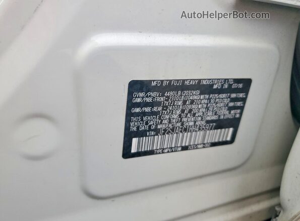 JF2SJAEC1HH435977 2017 SUBARU FORESTER Белый Вид наклейки с VIN-кодом