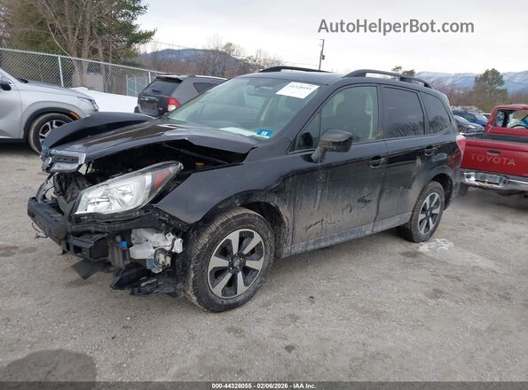 JF2SJAEC4JH466209 2018 SUBARU FORESTER 2.5 Черный Передняя левая четверть