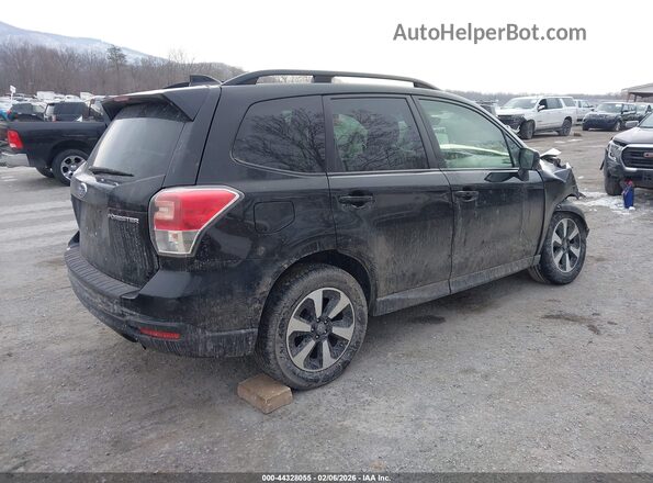 JF2SJAEC4JH466209 2018 SUBARU FORESTER 2.5 Черный Задняя правая четверть