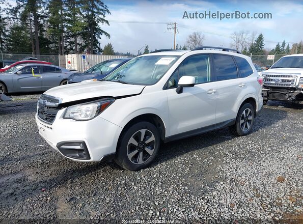 JF2SJAEC7HH479322 2017 SUBARU FORESTER 2.5 Белый Передняя левая четверть