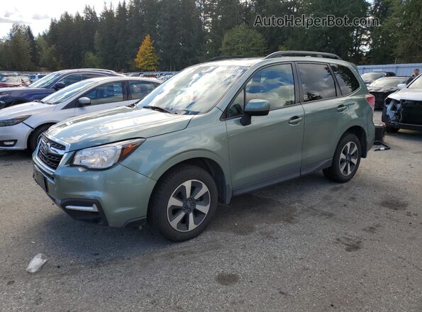 JF2SJAEC7HH565357 2017 SUBARU FORESTER 2.5 Зеленый Передняя левая четверть