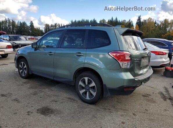 JF2SJAEC7HH565357 2017 SUBARU FORESTER 2.5 Зеленый Задняя левая четверть