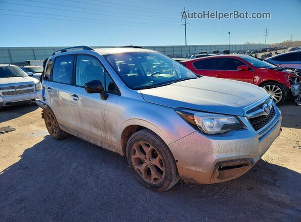 JF2SJAECXJH452346 2018 SUBARU FORESTER 2.5 Серебряный Передняя правая четверть