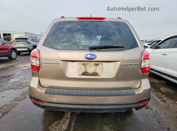 JF2SJAGC1GH483975 2016 SUBARU FORESTER 2.5 Желто-коричневый Вид сзади