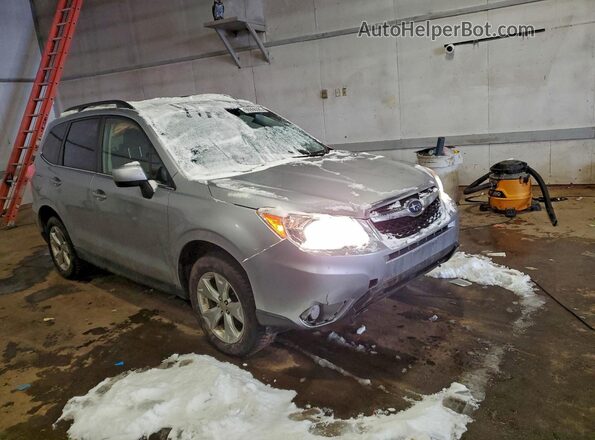 JF2SJAHCXGH515630 2016 SUBARU FORESTER 2.5 Серебряный Передняя правая четверть