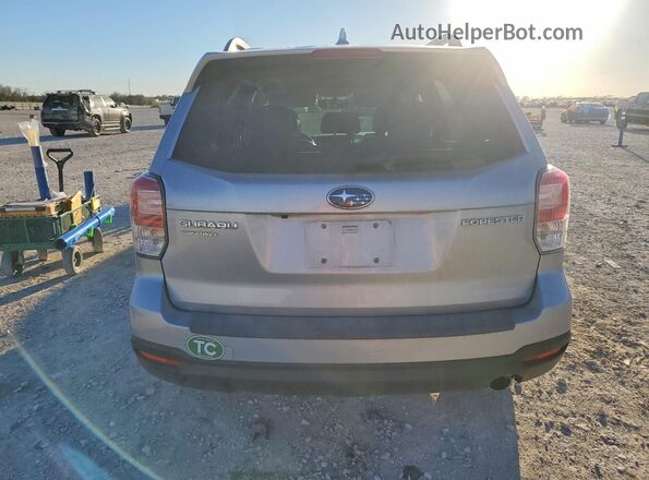 JF2SJAJC6JH456108 2018 SUBARU FORESTER 2.5 Серебряный Вид сзади