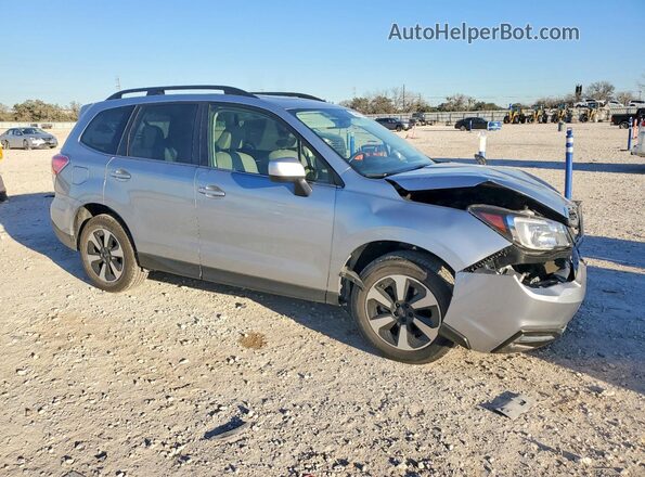 JF2SJAJC6JH456108 2018 SUBARU FORESTER 2.5 Серебряный Передняя правая четверть