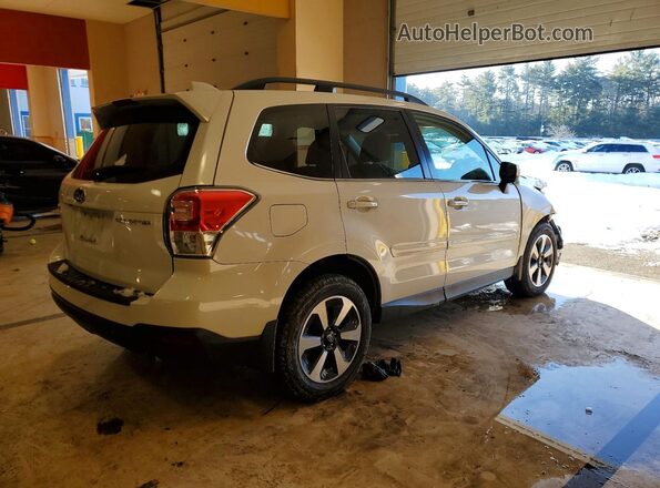 JF2SJARC3JH466552 2018 SUBARU FORESTER 2.5 Белый Задняя правая четверть