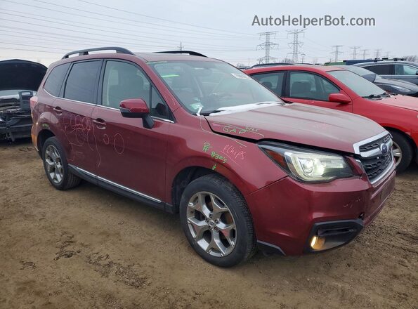 JF2SJATC0HH401824 2017 SUBARU FORESTER 2.5I TO Красный Передняя правая четверть